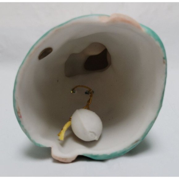 Vintage 1978 Jasco Merri Bells Ceramic Angel Holding Lamb - Picture 8 of 9